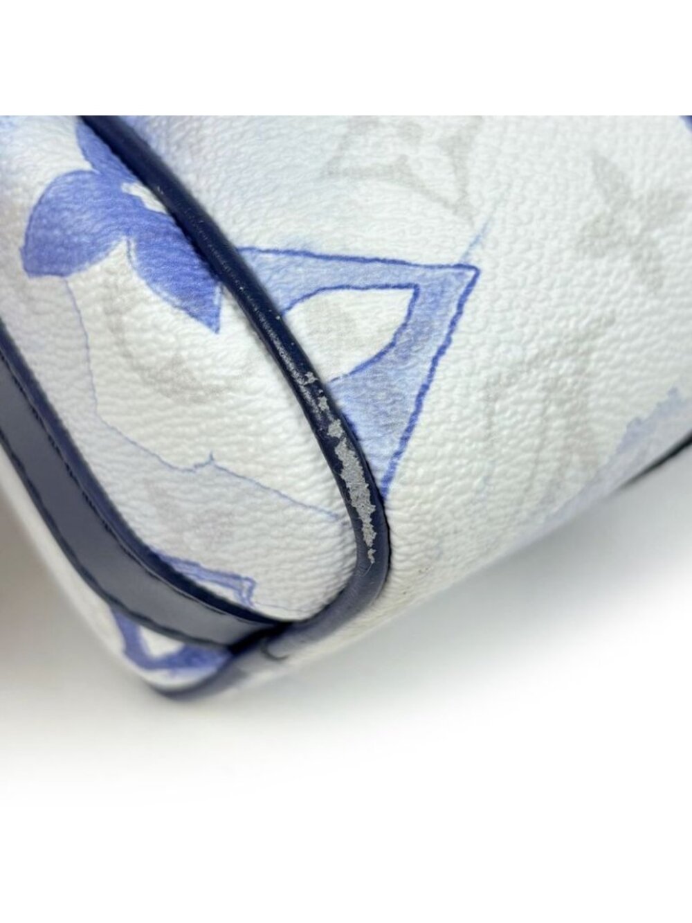 Louis Vuitton Keepall XS Handbag Monogram Water Color Blue White - Picture 3 of 9